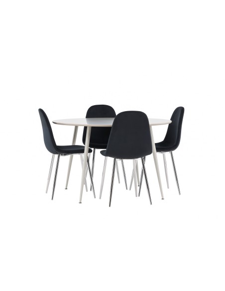 Matgrupp Plaza med Polar matstolar