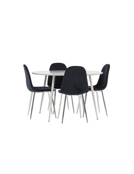 Matgrupp Plaza med Polar matstolar