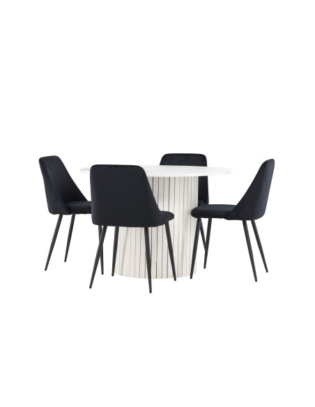 Matgrupp Härön med Night matstolar