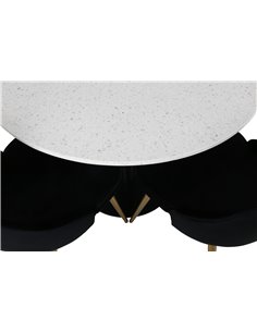 Matgrupp Razzia med Velvet Deluxe matstolar 2