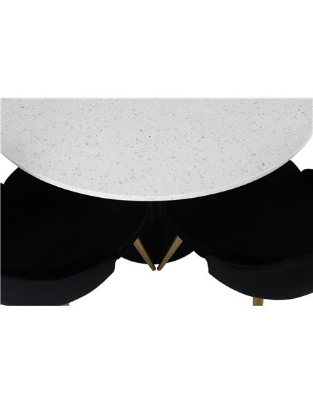 Matgrupp Razzia med Velvet Deluxe matstolar
