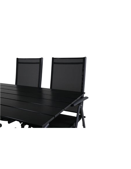 Matgrupp Denver med Break matstolar, 120 × 69 cm
