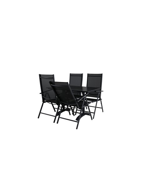 Matgrupp Denver med Break matstolar, 120 × 69 cm
