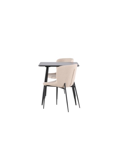 Matgrupp Polar med Modesto matstolar, 75 × 75 cm