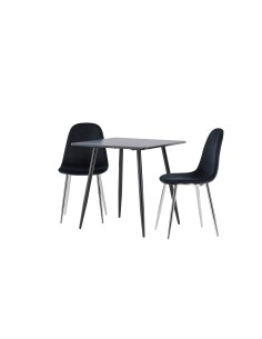 Matgrupp Polar med Polar matstolar, 75 × 75 cm 2