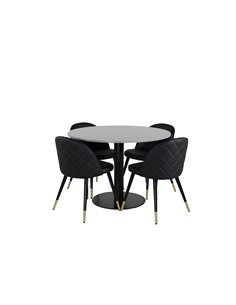 Matgrupp Razzia med Velvet matstolar