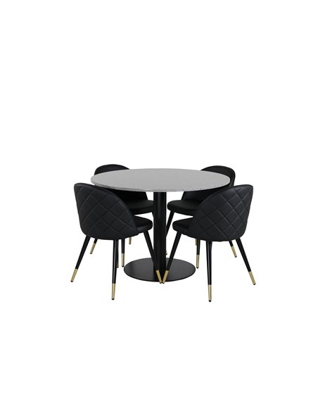 Matgrupp Razzia med Velvet matstolar