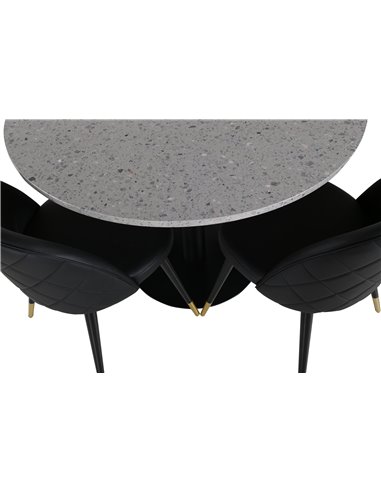 Matgrupp Razzia med Velvet matstolar
