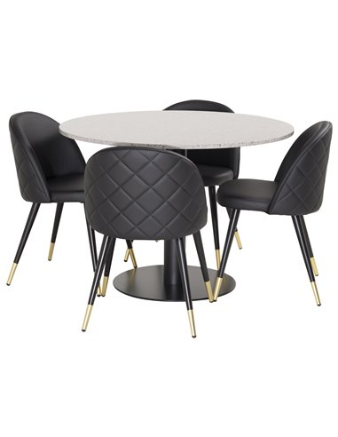 Matgrupp Razzia med Velvet matstolar