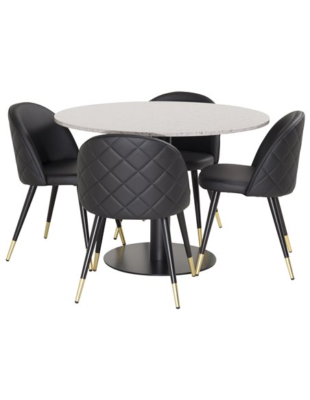 Matgrupp Razzia med Velvet matstolar