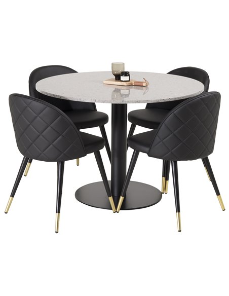Matgrupp Razzia med Velvet matstolar