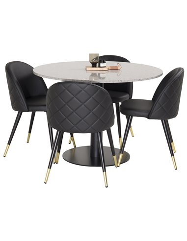 Matgrupp Razzia med Velvet matstolar