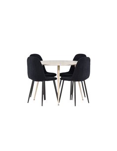 Matgrupp Plaza med Polar matstolar