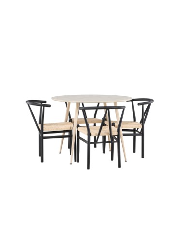 Matgrupp Plaza med Alfons matstolar