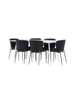 Matgrupp Silar med Modesto matstolar, 180 × 90 cm 2