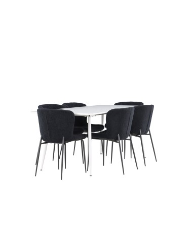 Matgrupp Silar med Modesto matstolar, 180 × 90 cm