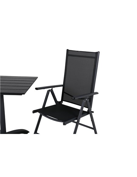 Matgrupp Colorado med Break matstolar, 70 × 70 cm