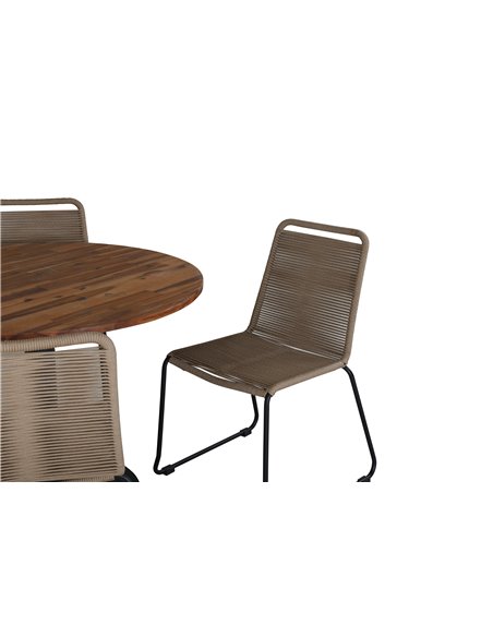Matgrupp Cot med Lindos matstolar