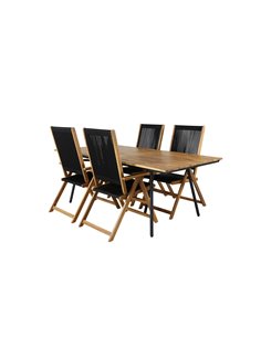 Matgrupp Chan med Little John matstolar, 200 × 100 cm 2