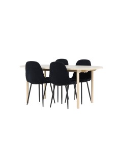 Matgrupp Andy med Polar matstolar, 180 × 90 cm 2