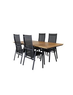 Matgrupp Chan med Copacabana matstolar, 200 × 100 cm 2