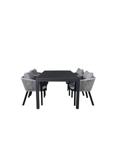 Matgrupp Marbella med Virya matstolar, 240 × 100 cm