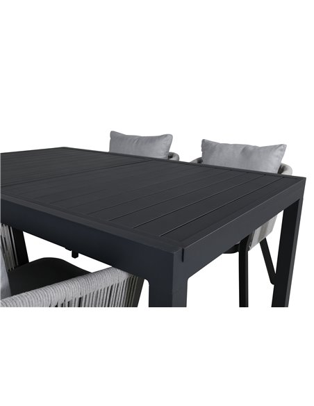 Matgrupp Marbella med Virya matstolar, 240 × 100 cm
