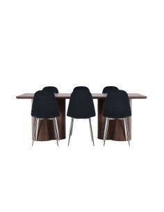 Matgrupp Olivia med Polar matstolar, 210 × 100 cm