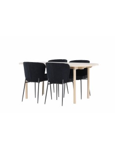 Matgrupp Andy med Modesto matstolar, 180 × 90 cm 2