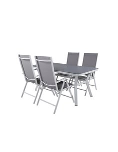 Matgrupp Virya med Break matstolar, 160 × 90 cm 2
