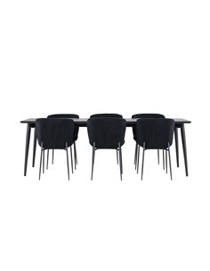 Matgrupp Ellis med Modesto matstolar, 230 × 85 cm