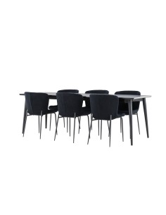 Matgrupp Ellis med Modesto matstolar, 230 × 85 cm 2