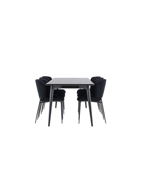 Matgrupp Ellis med Modesto matstolar, 230 × 85 cm