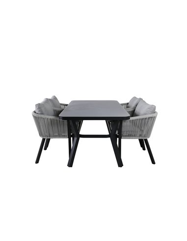 Matgrupp Virya med Virya matstolar, 160 × 90 cm