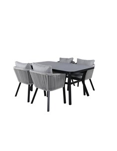Matgrupp Virya med Virya matstolar, 160 × 90 cm 2