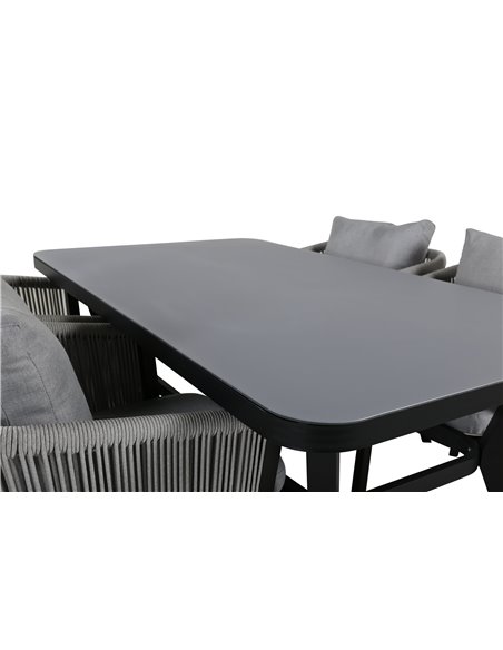 Matgrupp Virya med Virya matstolar, 160 × 90 cm