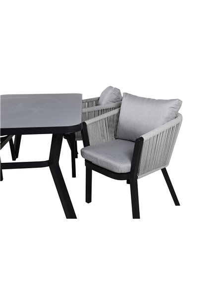 Matgrupp Virya med Virya matstolar, 160 × 90 cm