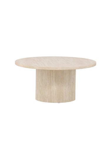 Runt soffbord Härön, Ø80 cm, Beige