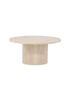 Runt soffbord Härön, Ø80 cm, Beige 2