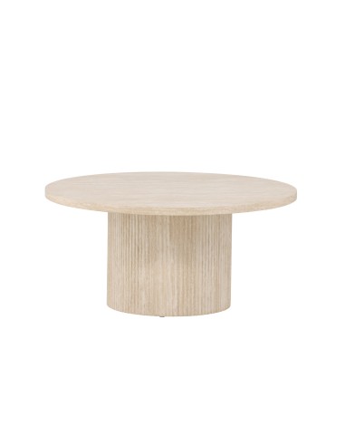 Runt soffbord Härön, Ø80 cm, Beige