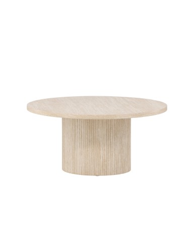 Runt soffbord Härön, Ø80 cm, Beige