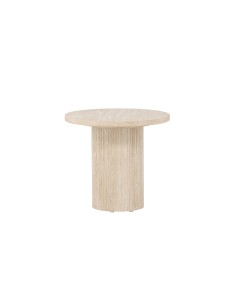 Runt soffbord Härön, Ø50 cm, Beige