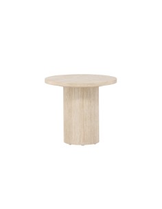 Runt soffbord Härön, Ø50 cm, Beige 2