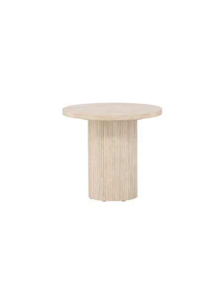 Runt soffbord Härön, Ø50 cm, Beige