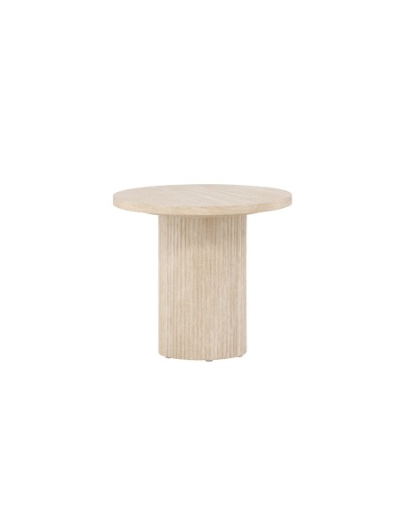 Runt soffbord Härön, Ø50 cm, Beige