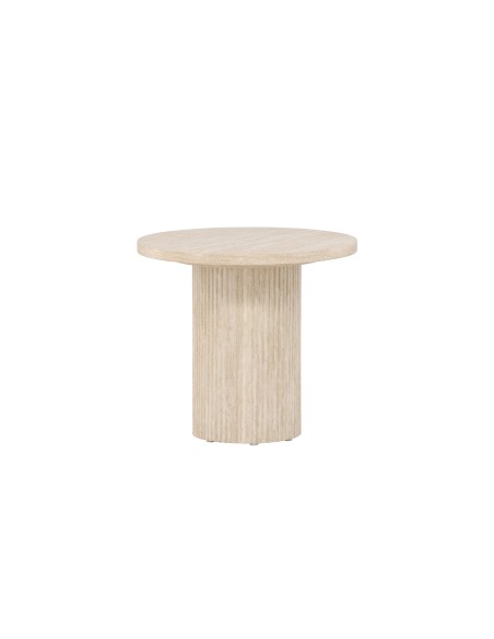 Runt soffbord Härön, Ø50 cm, Beige