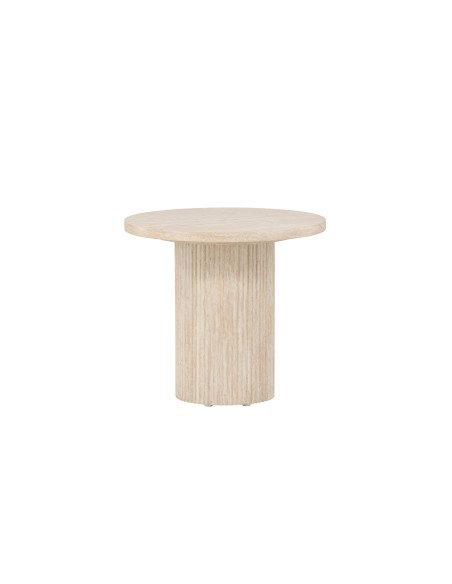 Runt soffbord Härön, Ø50 cm, Beige