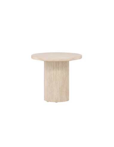 Runt soffbord Härön, Ø50 cm, Beige