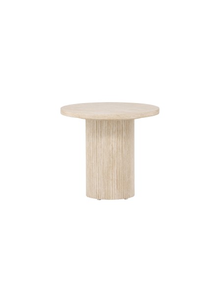 Runt soffbord Härön, Ø50 cm, Beige