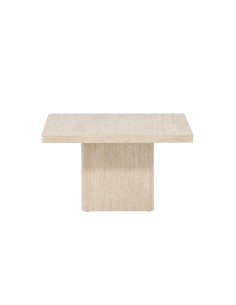 Soffbord Qvart, 80 × 80 cm, Beige
